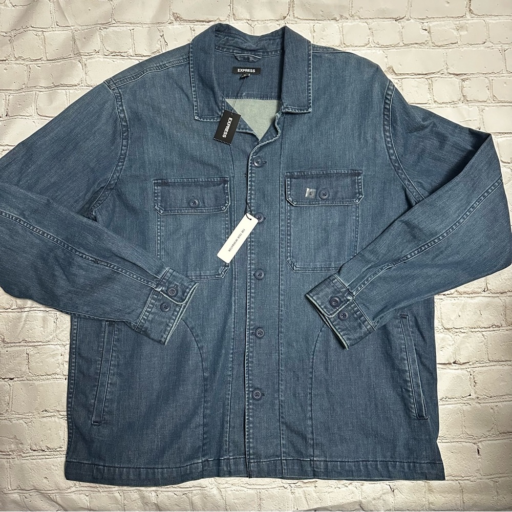 [express] denim chore jacket